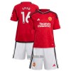 Camisola + Calções Manchester United Amad 16 Criança Equipamento 1ª 23/24